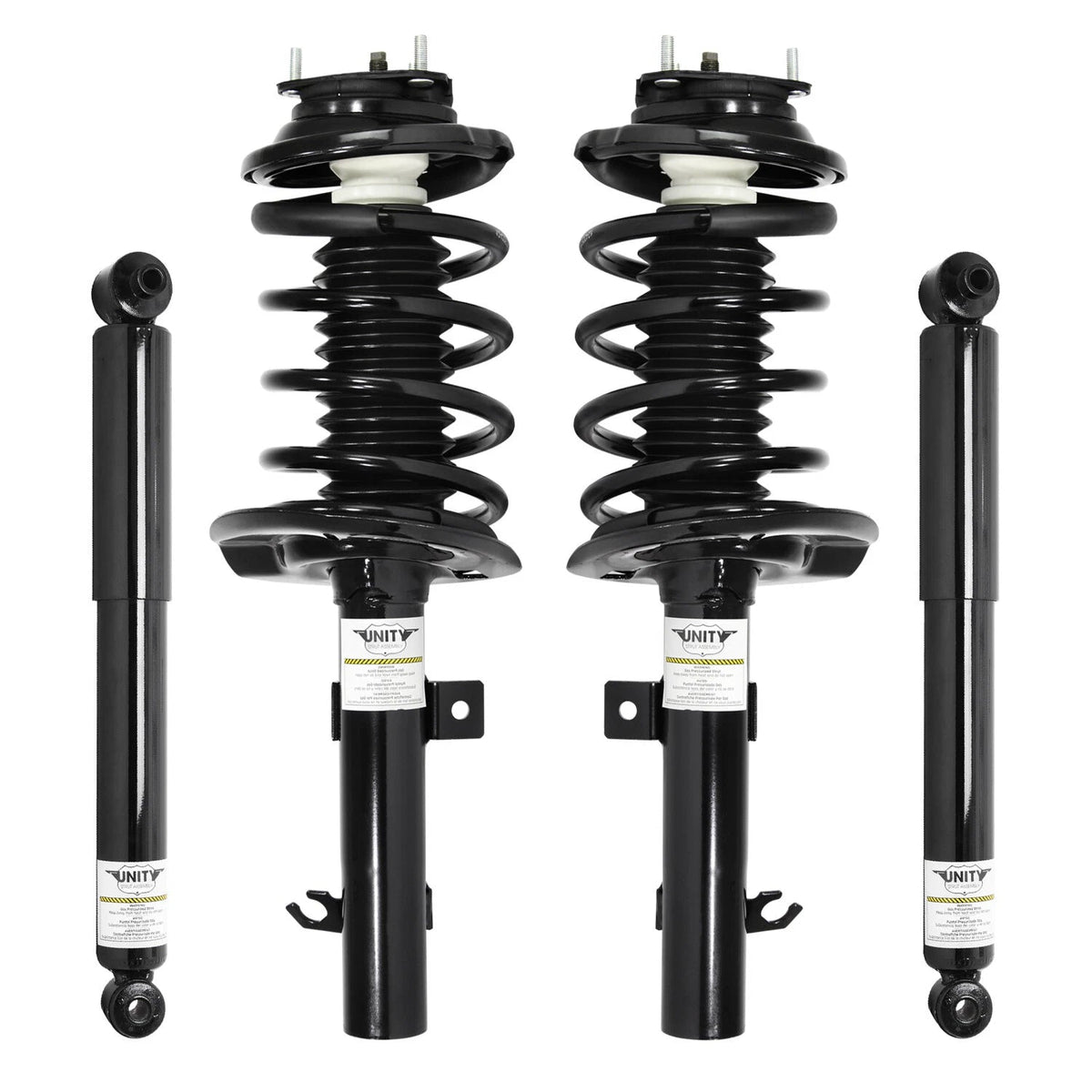 Front & Rear Complete Strut Assembly Shock Kit for 2006-2007 Ford Focus 6B93BC-57