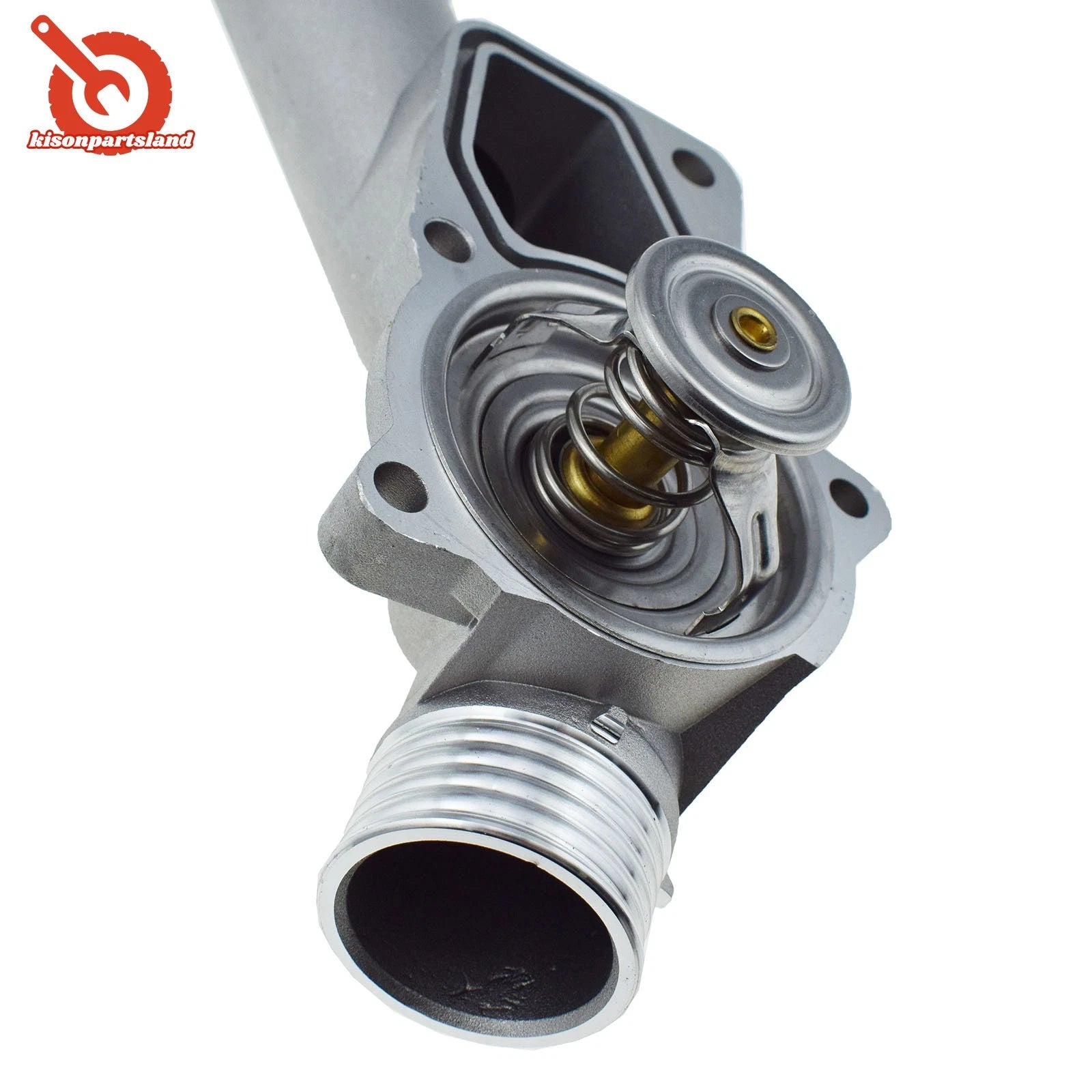 Aluminum Coolant Thermostat & Housing Kit FOR 1996-2000 BMW E39 528I 11531740478 6B93BC-57