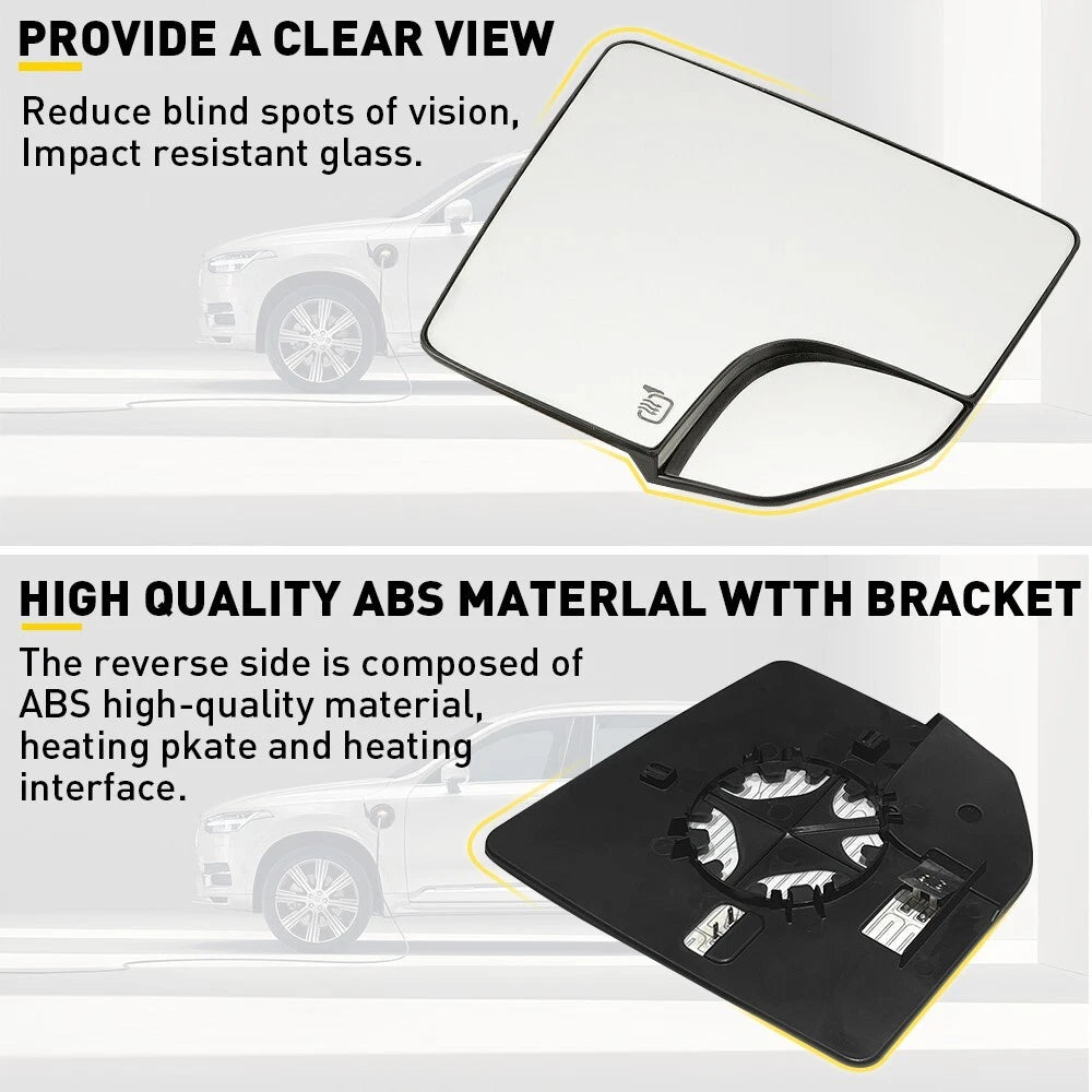 RIGHT PASSENGER SIDE MIRROR GLASS REPLACEMENT FOR 2015-2020 FORD F150 PICKUP EOA 6B93BC-57