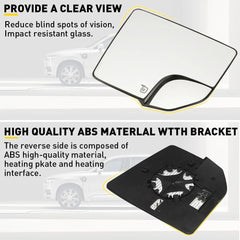 RIGHT PASSENGER SIDE MIRROR GLASS REPLACEMENT FOR 2015-2020 FORD F150 PICKUP EOA 6B93BC-57
