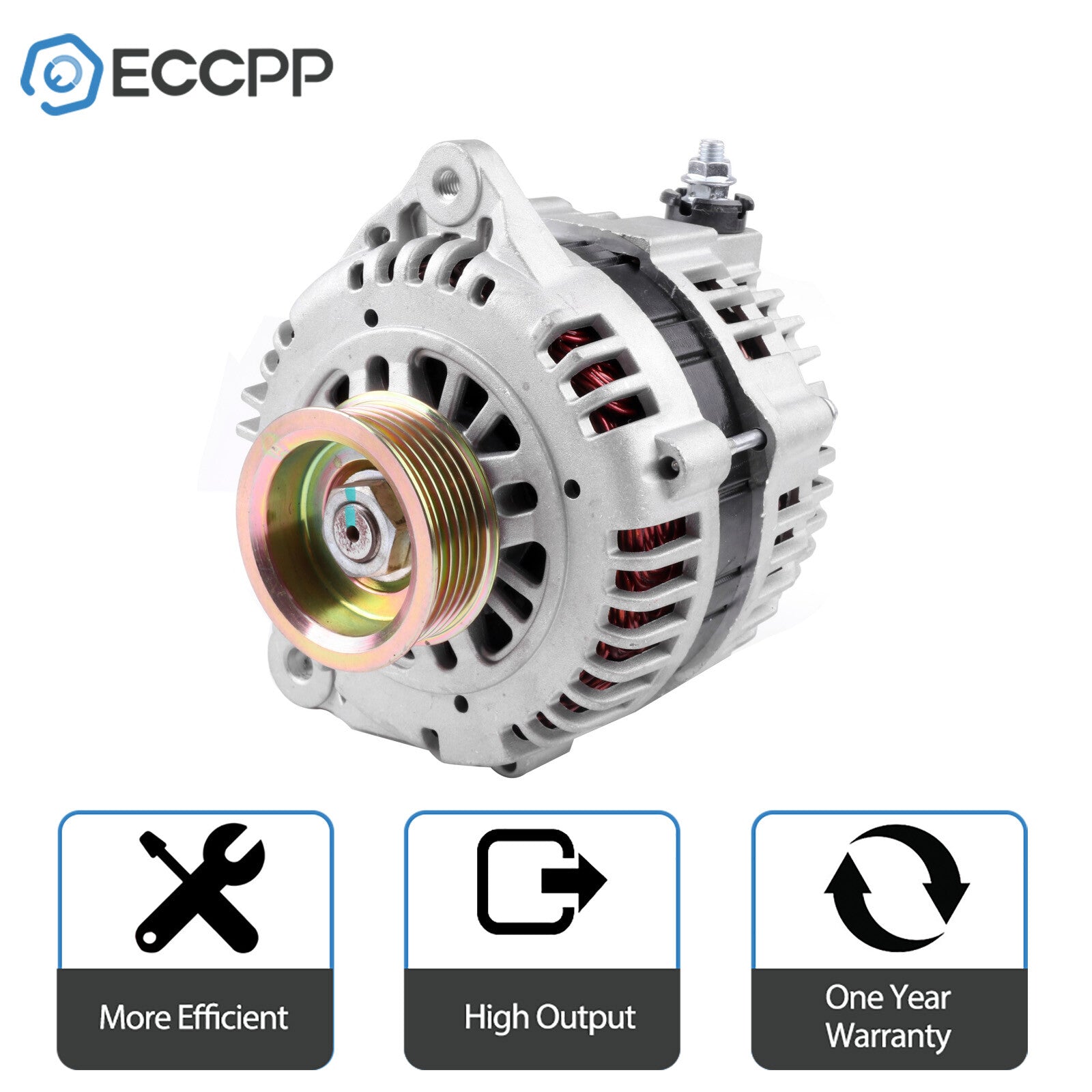ECCPP Alternator For 2003-2007 Nissan Murano 3.5L for 1995-2000 Maxima 3.0L 6B93BC-57