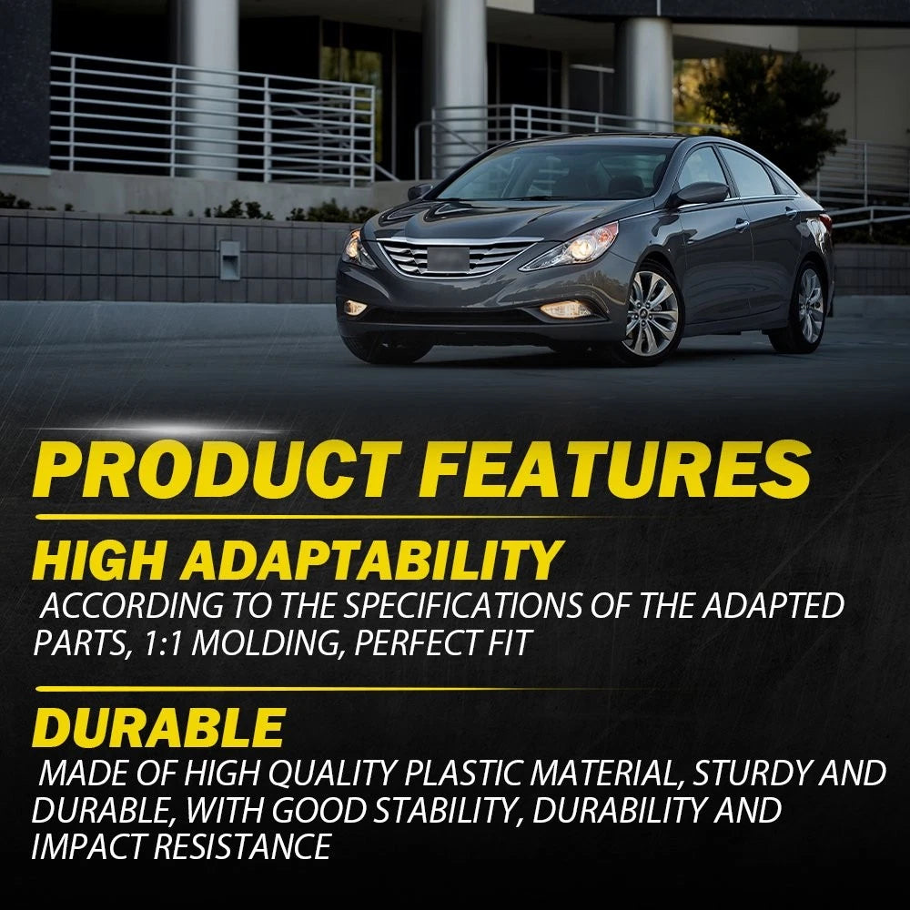 Interior Door Handle For 2008-2010 Hyundai Sonata Front Left & Right Gloss Black 6B93BC-57