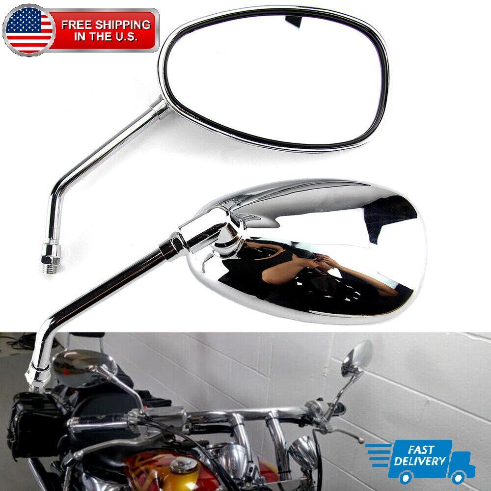 For Kawasaki Vulcan 1500 1600 1700 900 800 Chrome Motorcycle Rearview Mirrors US
