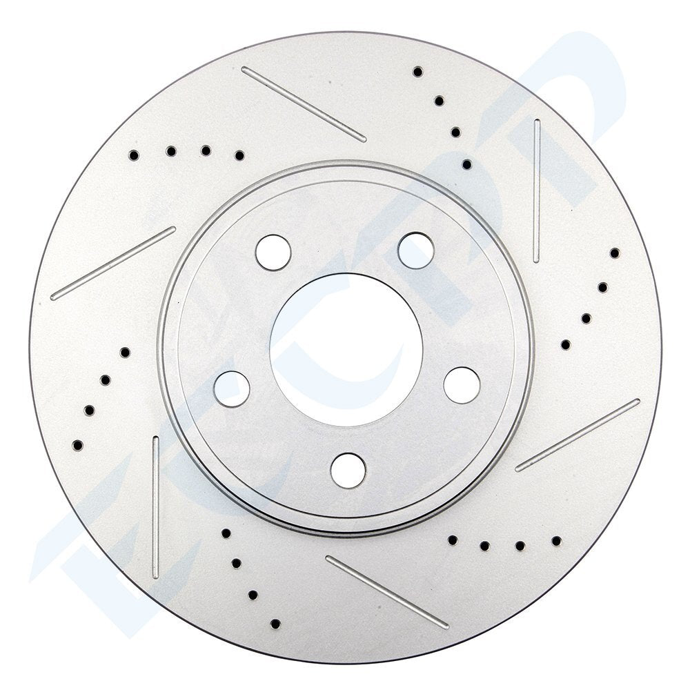 Front & Rear Rotors + Brake Pads for Ford Crown Victoria Mercury Grand Marquis KOEEP