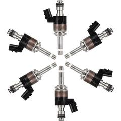 Set of 6 Fuel Injectors For Odyssey Pilot Ridgeline 3.5L V6 16010-RLV-315