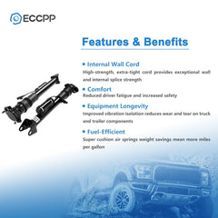 Rear Pair Air Suspension Shocks For Mercedes W164 ML320/350 X164 GL450 GL550 ADS 6B93BC-57