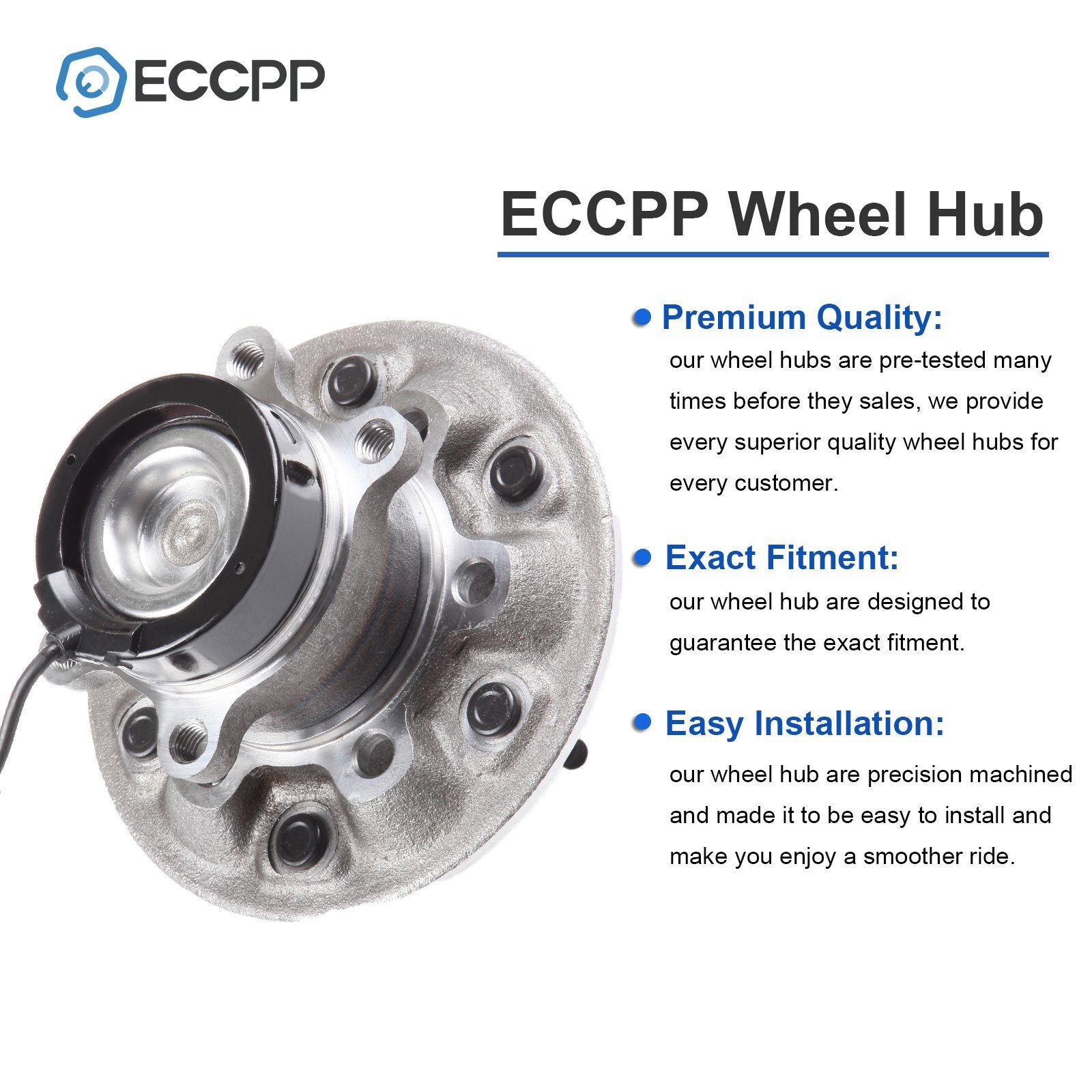 1Pc Wheel Hub Bearing Front Right RWD For Chevy Colorado ZQ8 Chassis 2004-2008 6B93BC-57