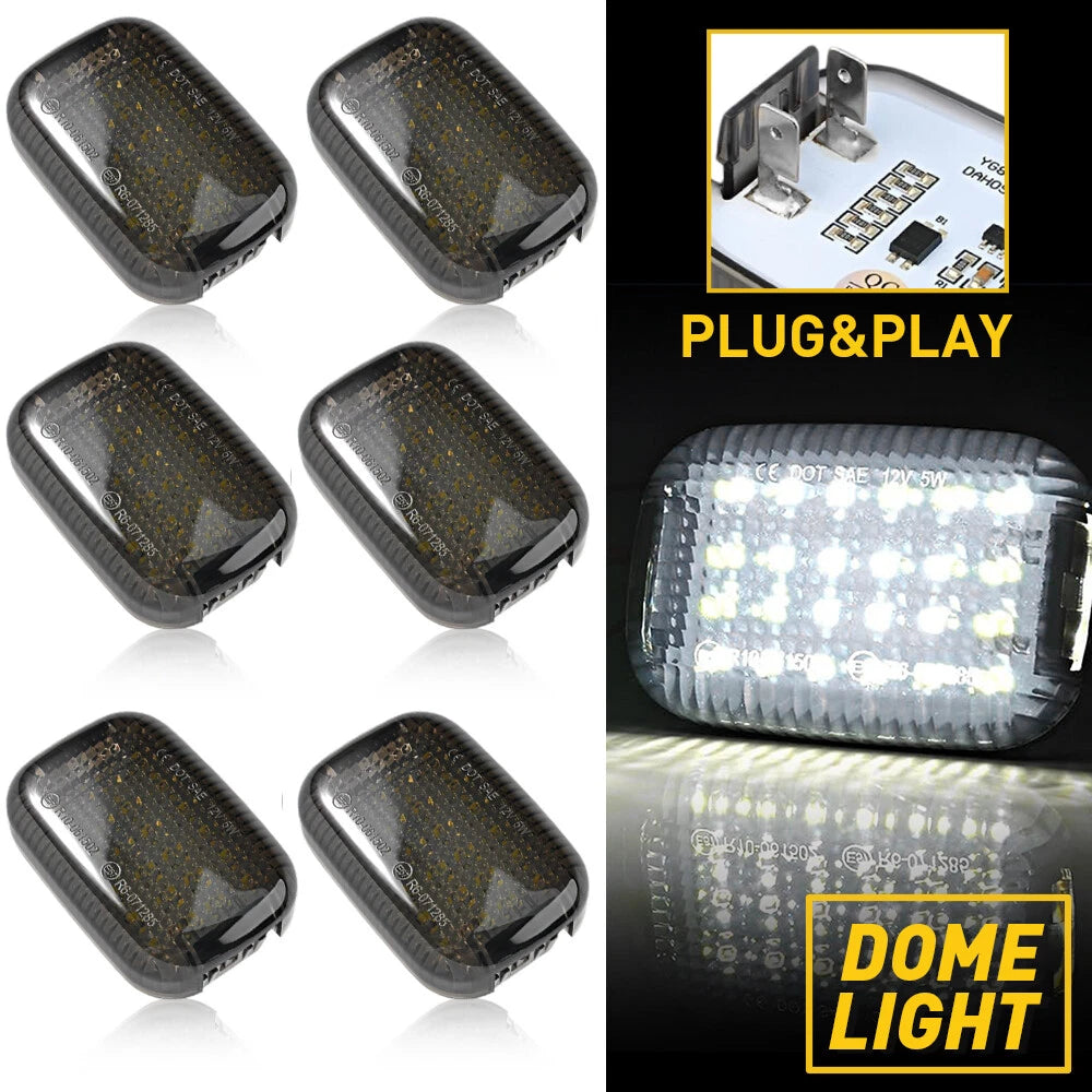 6x LED Interior Roof Light For 2015-2024 Ford Transit 150/250/350/350 HD Van EOA 6B93BC-57
