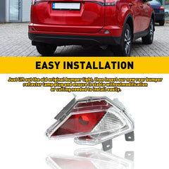For Toyota RAV4 2016-2018 Right Side Rear Bumper Light Reflector Lamp 814800R040 6B93BC-57
