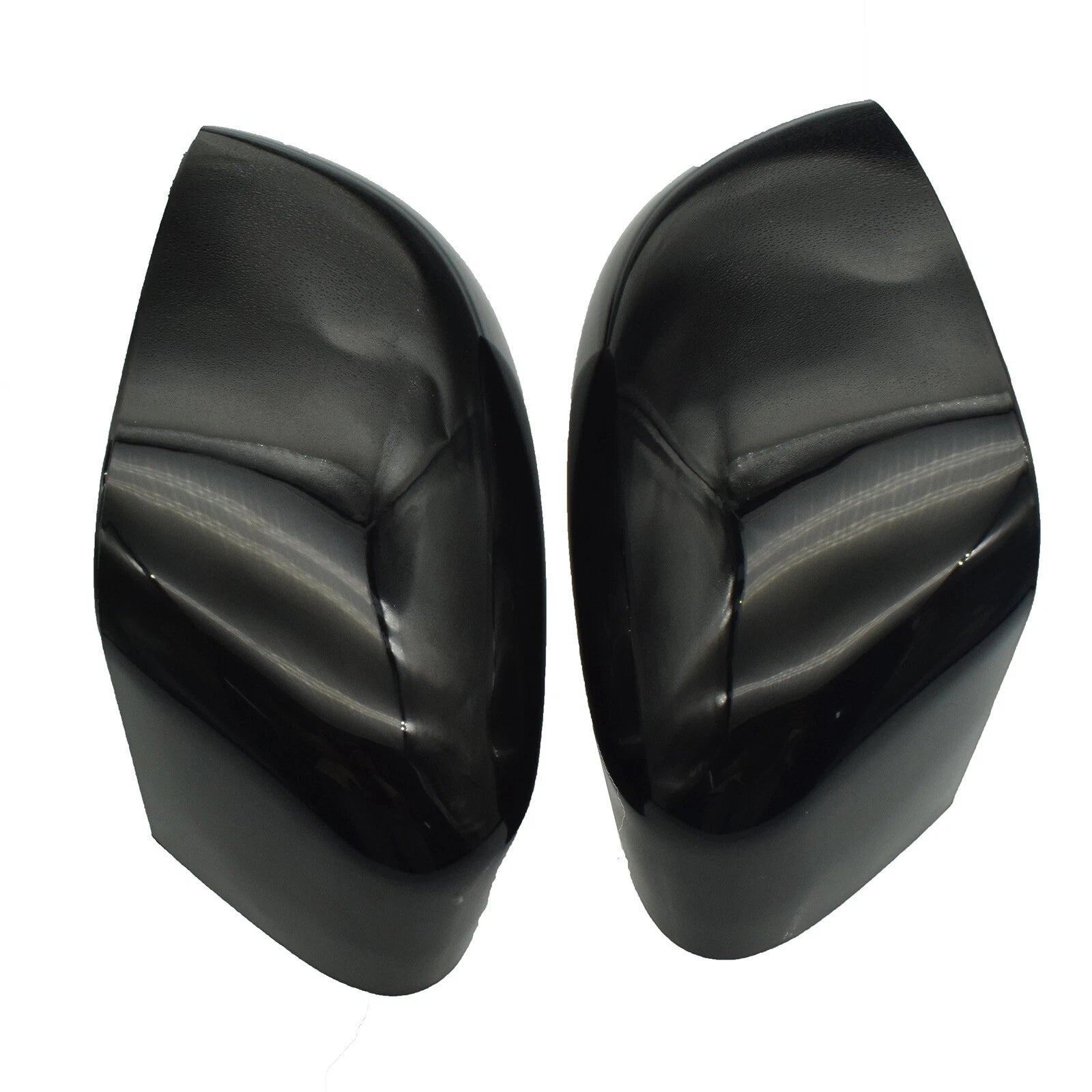 Gloss Black Left Right Rearview Mirror Cover For Ford Focus MK2 MK3 2008-2018 6B93BC-57