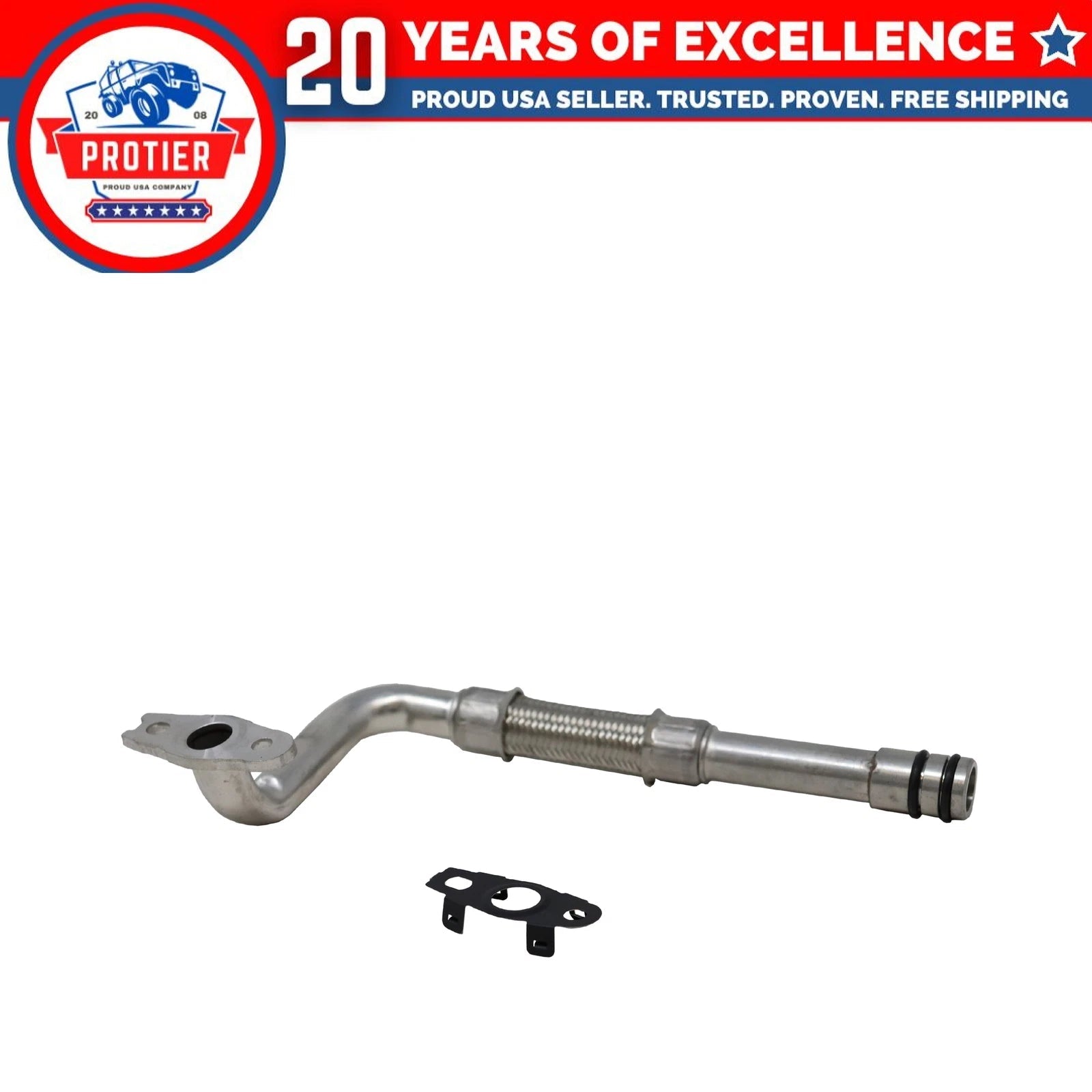 Rear Turbocharger Oil Supply Line Fits Ford Explorer MKS MKT Flex Police 6B93BC-57