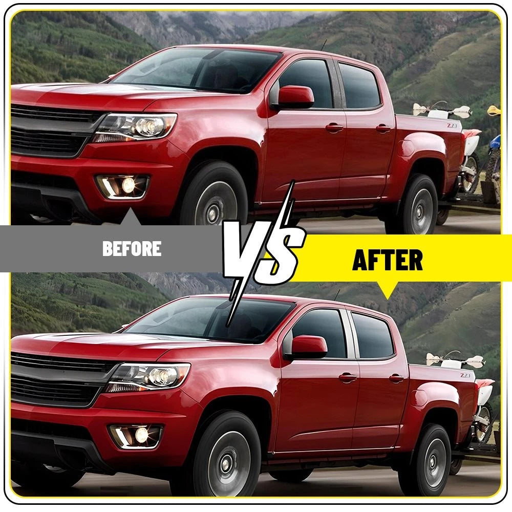 For 2015-2022 Chevy Colorado GMC Canyon Door Window Panel Pillar Post Trim Cover 6B93BC-57