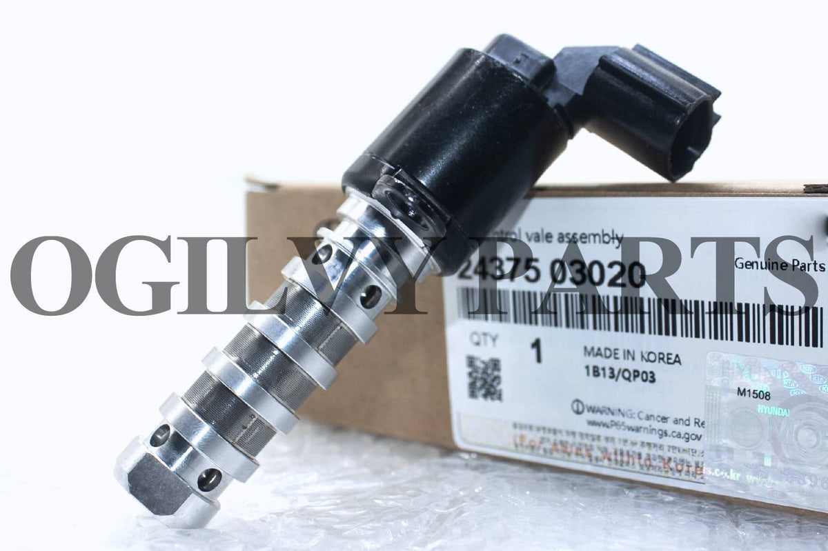 24375-03020 Oil Control Valve Exhaust For 17-24 Elantra Ioniq Niro 1.6L OME