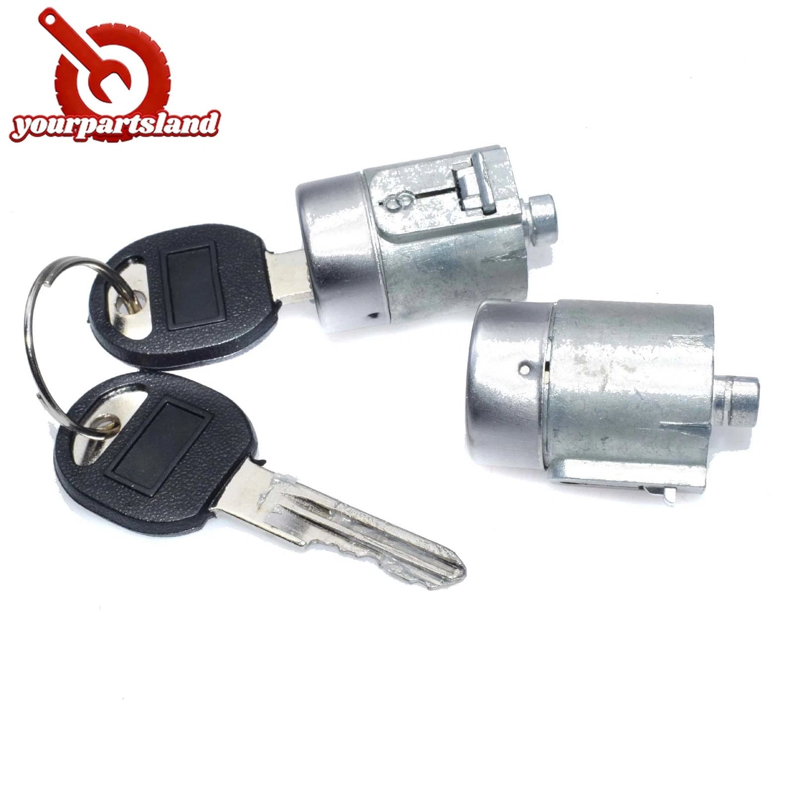 Door Lock Cylinder w/ Keys Set For 1988-1994 Chevrolet C1500 9591963,DL19B D571A 6B93BC-57