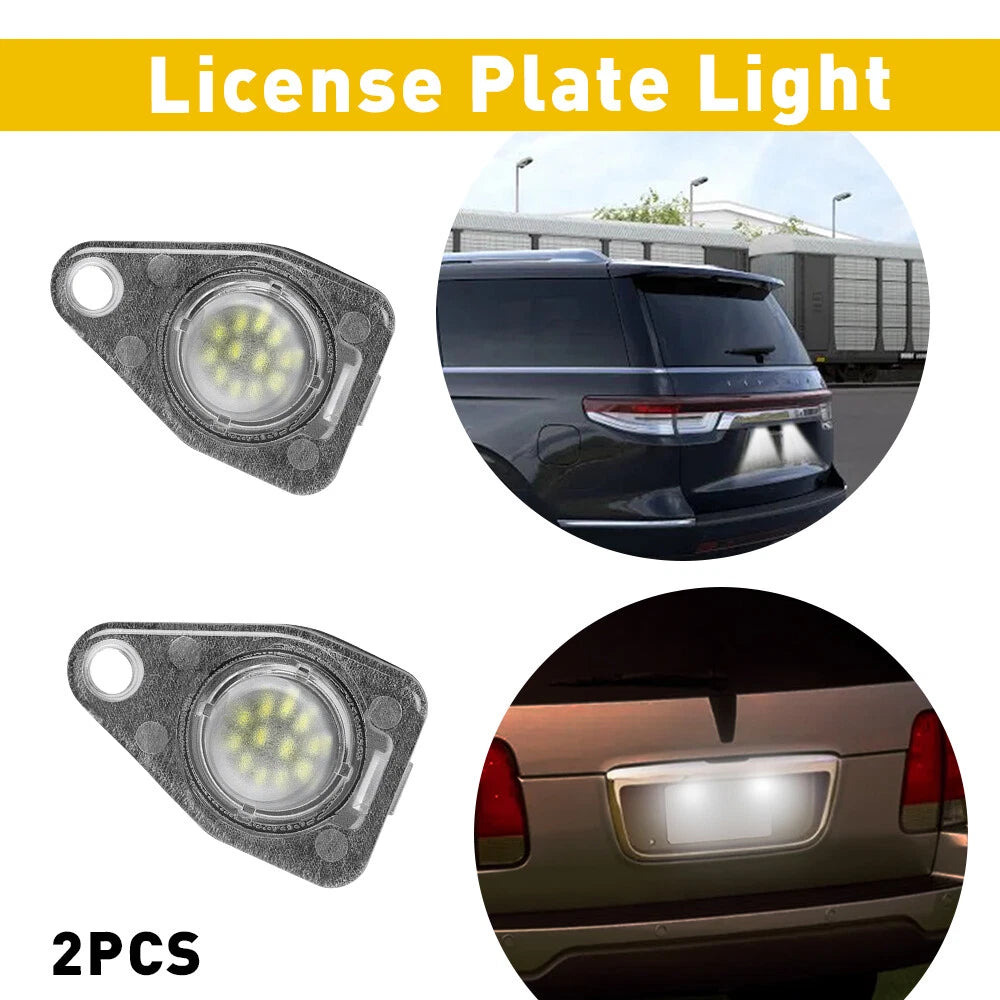 For Expedition Ford Freestar Taurus Navigator [FULL LED]License Plate Light Pair 6B93BC-57
