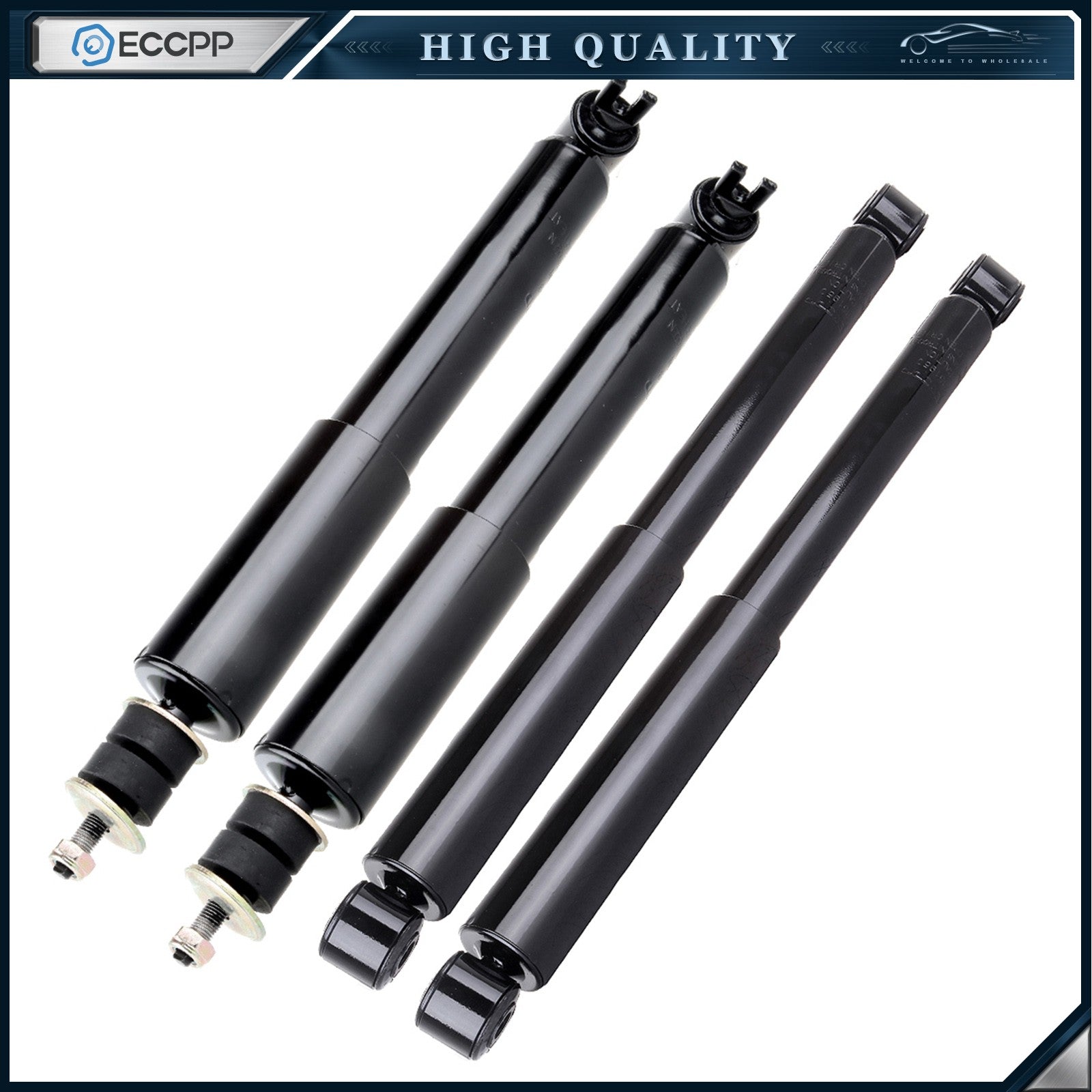 3" Rear Leveling Kit & Complete Struts Shocks For Silverado Sierra 1500 2WD Only 6B93BC-57