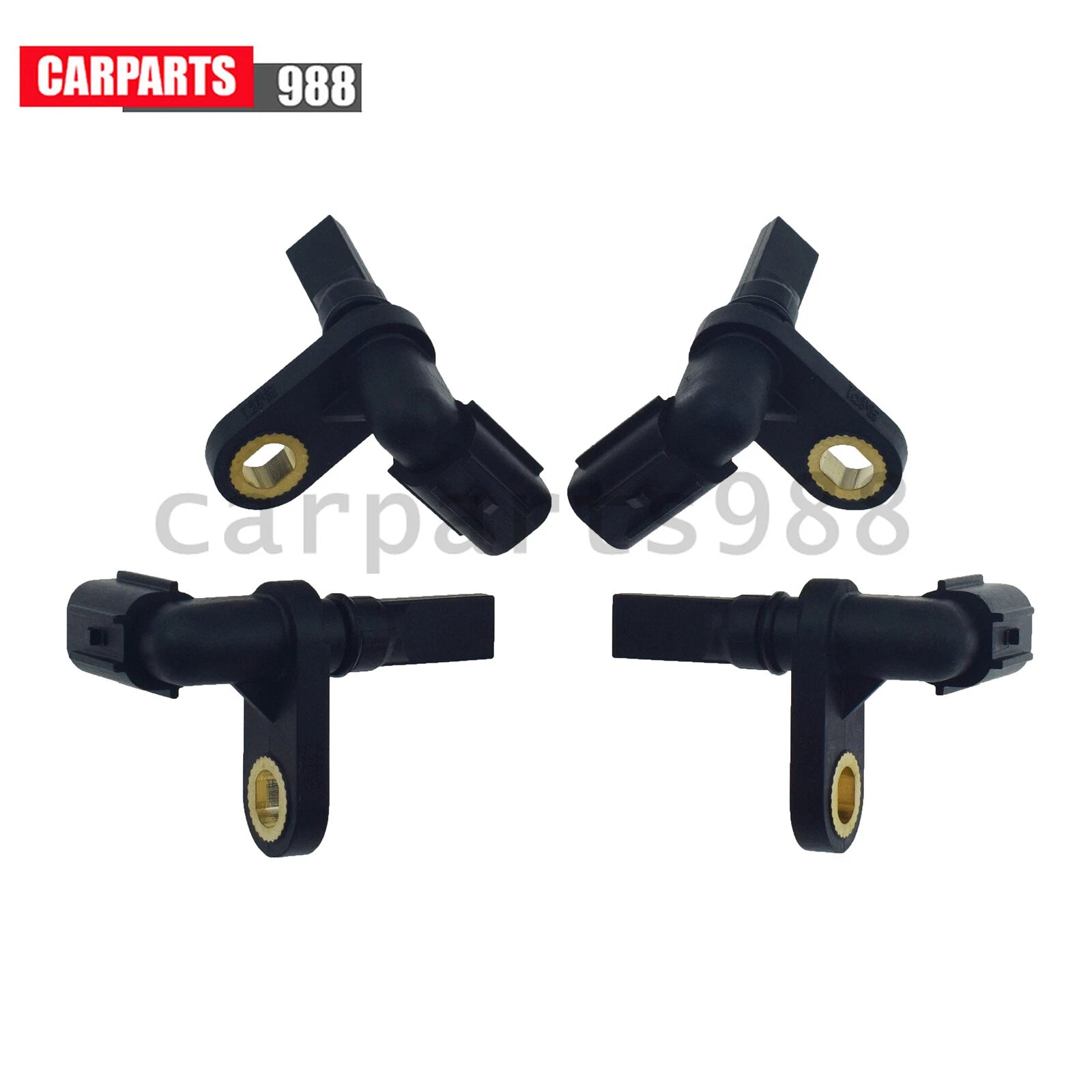 For 2007-17 Toyota Sequoia Tundra Front Rear ABS Wheel Speed Sensor & Connector 6B93BC-57