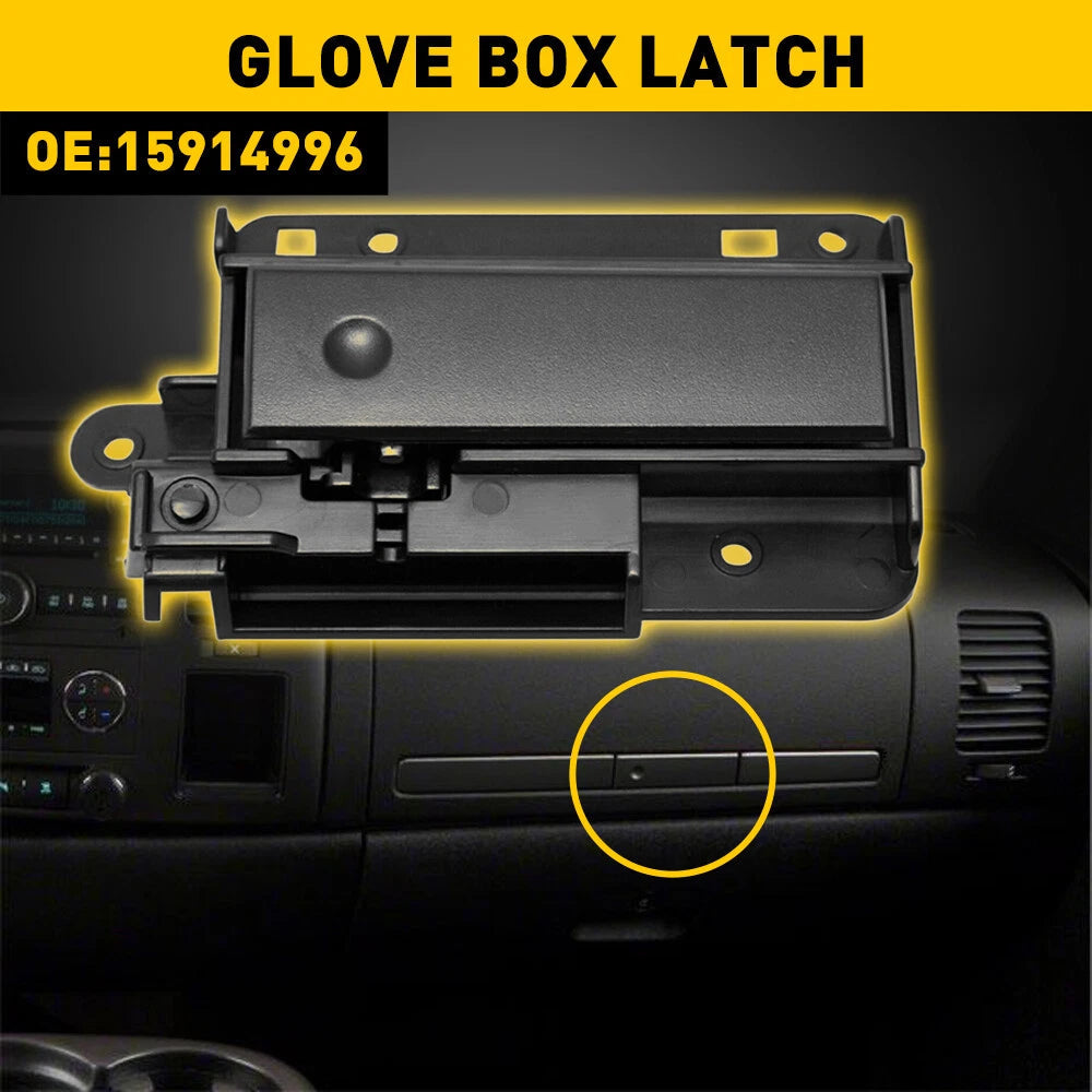 Upper Compartment Glove Box Latch Handle For 07-13 Chevy GMC Silverado Sierra EA 6B93BC-57