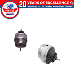 Front L & R Motor Mount Set Compatible for 1997-2005 Audi A4/ Volkswagen Passat 6B93BC-57