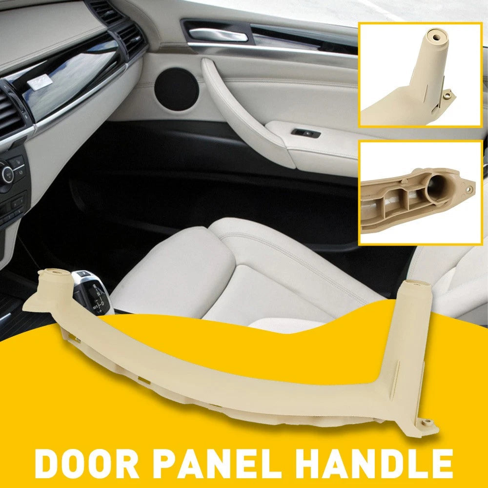 FOR 2007-2013 BMW E70 X5 SAV BEIGE RIGHT INNER DOOR PANEL HANDLE PULL TRIM COVER 6B93BC-57