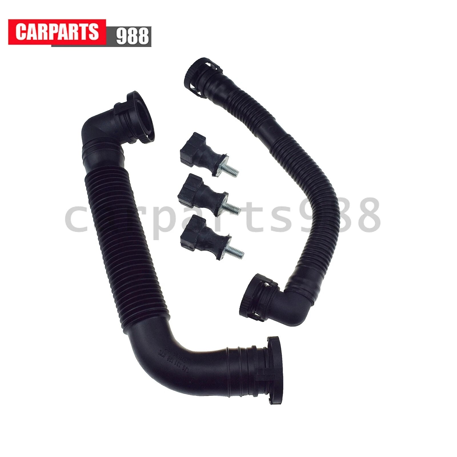 Smog Secondary Air Pump Breather Hose Kit For VW Golf Passat Audi A3 06A131127L 6B93BC-57