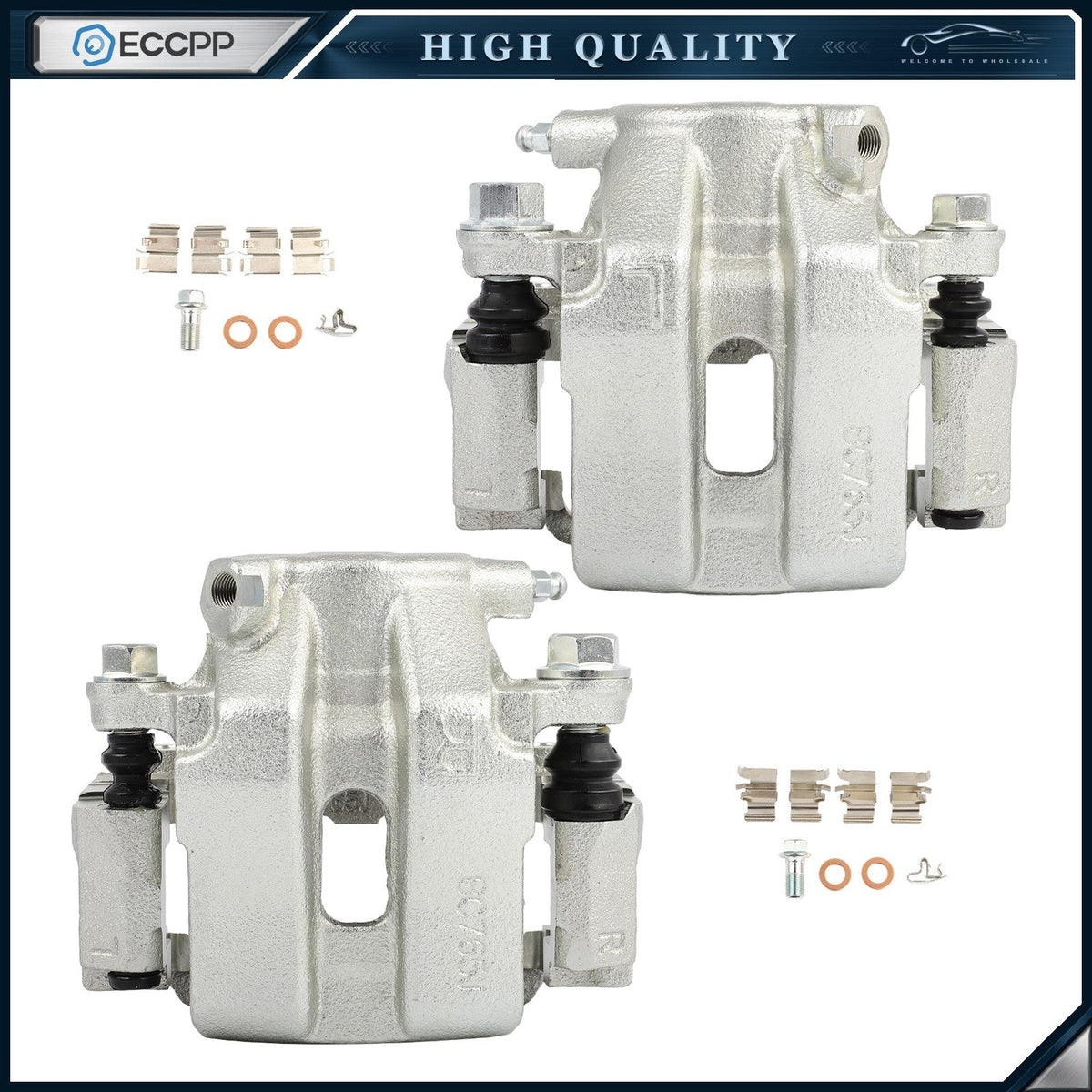 Front Brake Calipers 2Pcs For 1996-1998 Suzuki Sidekick 2002-2003 Suzuki XL-7 6B93BC-57