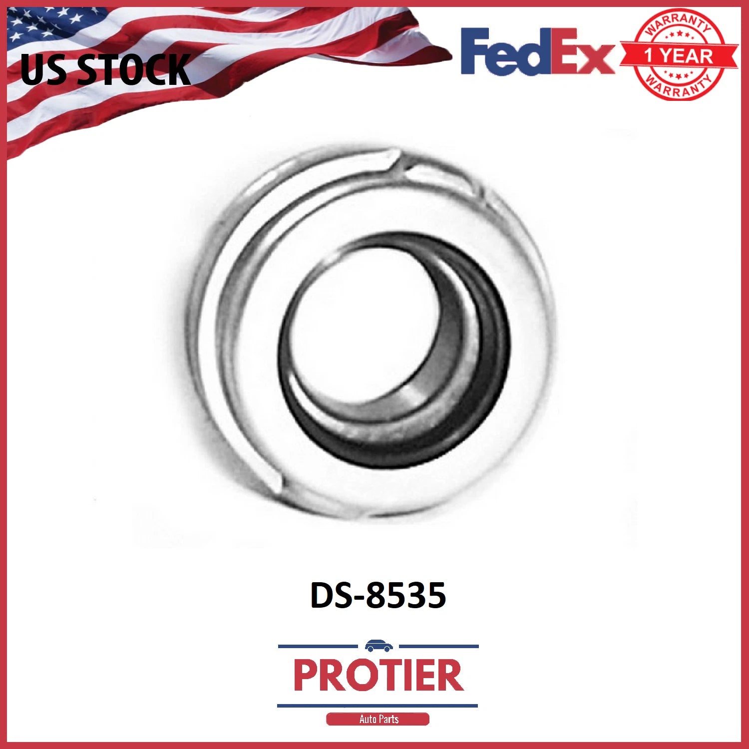 Protier Drive Shaft Center Support Bearing - Part # DS8535 6B93BC-57