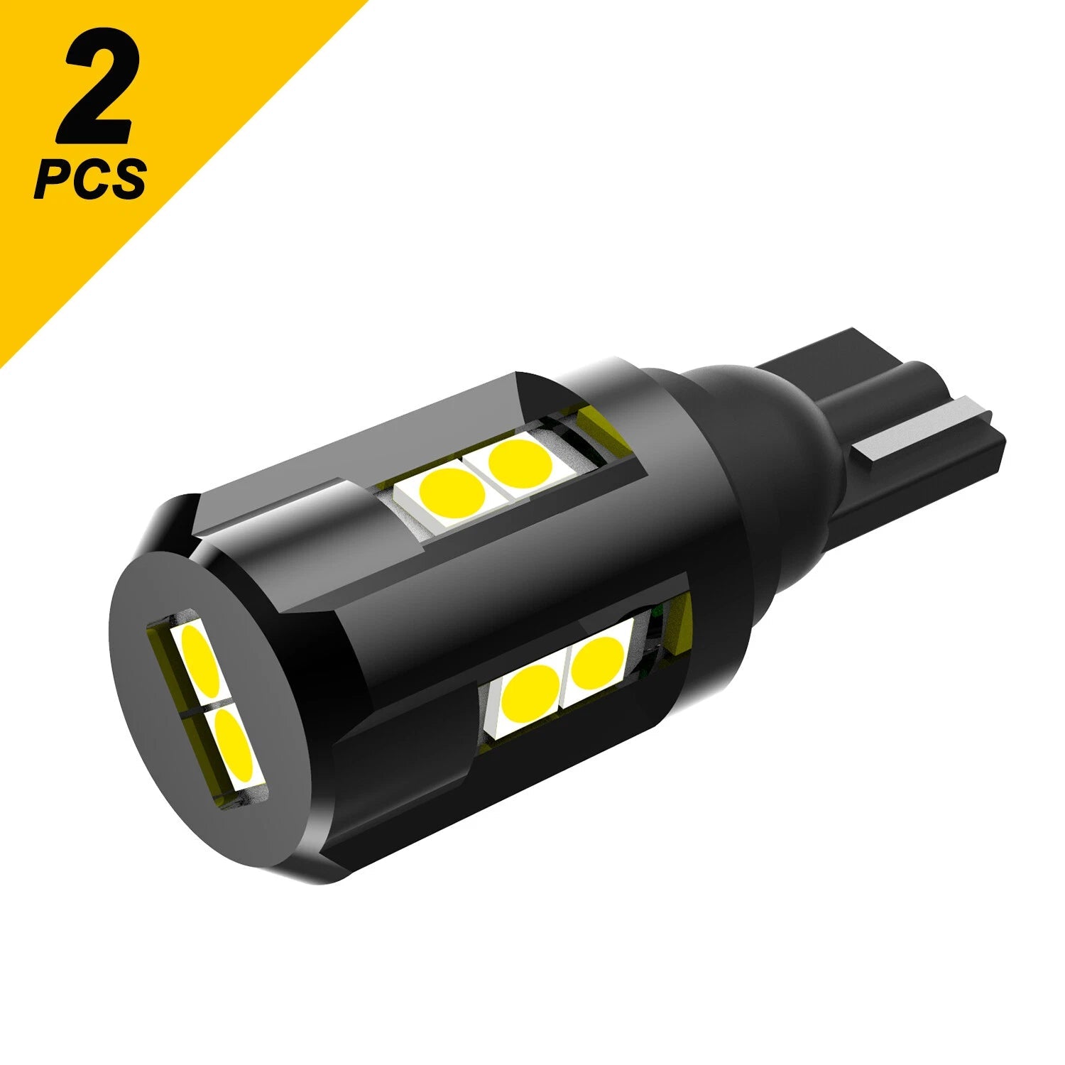 2Pcs AUXITO T15 921 912 LED Reverse Back up Light Bulb 4000LM 6500K Super White AUXITO