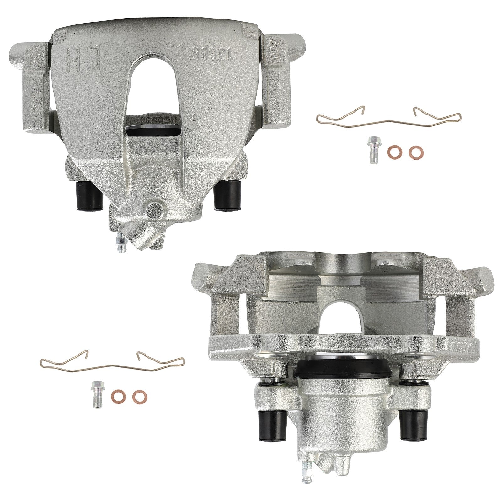 Front Left Right Brake Calipers 2Pcs For 2005-2007 Mazda 3 2006-2007 Mazda 5 6B93BC-57