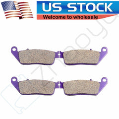 2 Pairs Brake Pads Front/Rear For Honda VTX1300S VTX1300C 2004-07 Carbon Fiber 6B93BC-57