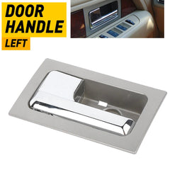 Interior Door Handle For Ford 2009-2014 F-150 Power Lock Driver Side Silver EOA 6B93BC-57