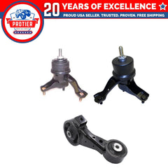Engine Motor & Trans Mount Set 3PCS for 2002-2006 Toyota Camry 3.0L Replaces 6B93BC-57