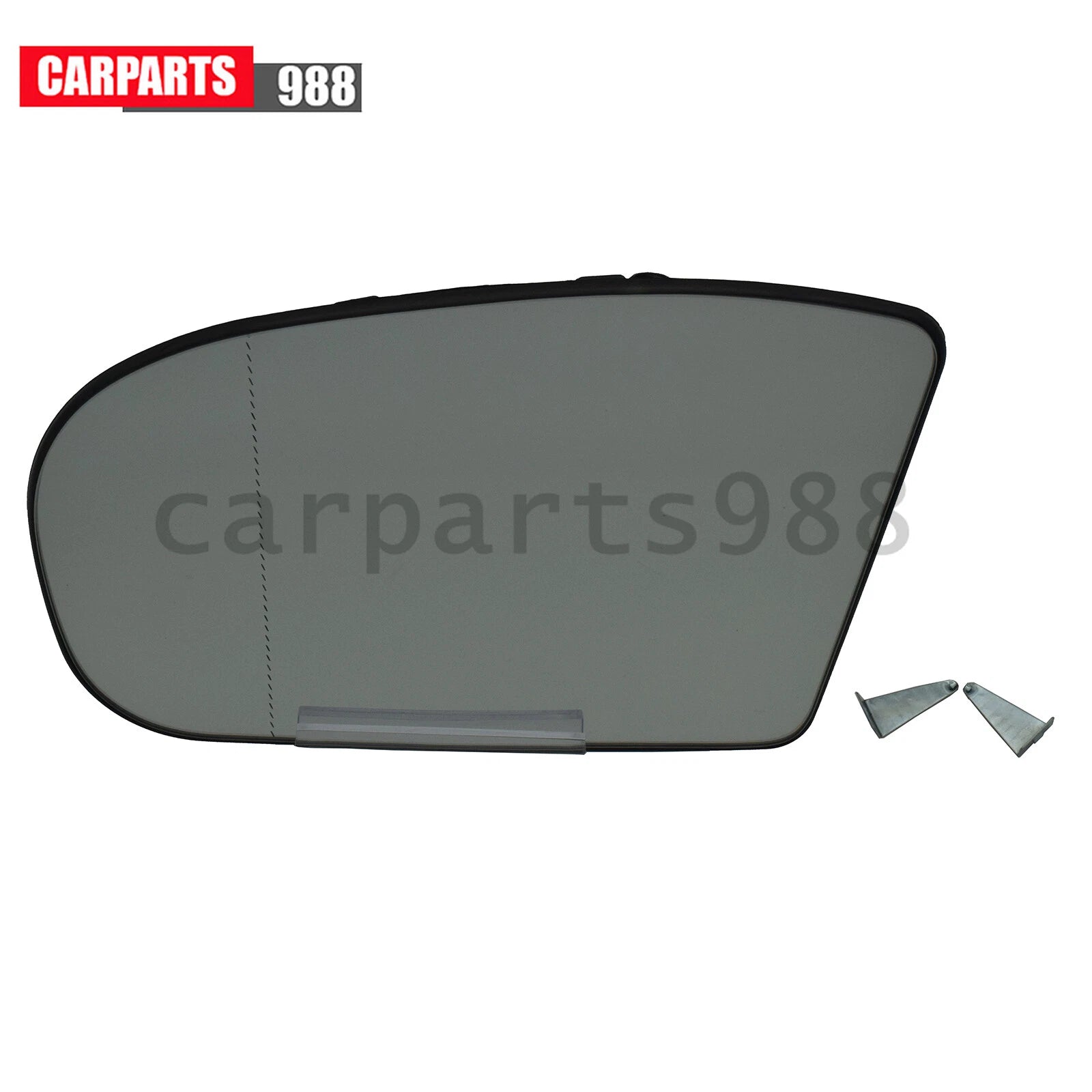 Left Side Heated Wing Mirror Glass w/ Backing For Mercedes W203 W211 2038100121 6B93BC-57