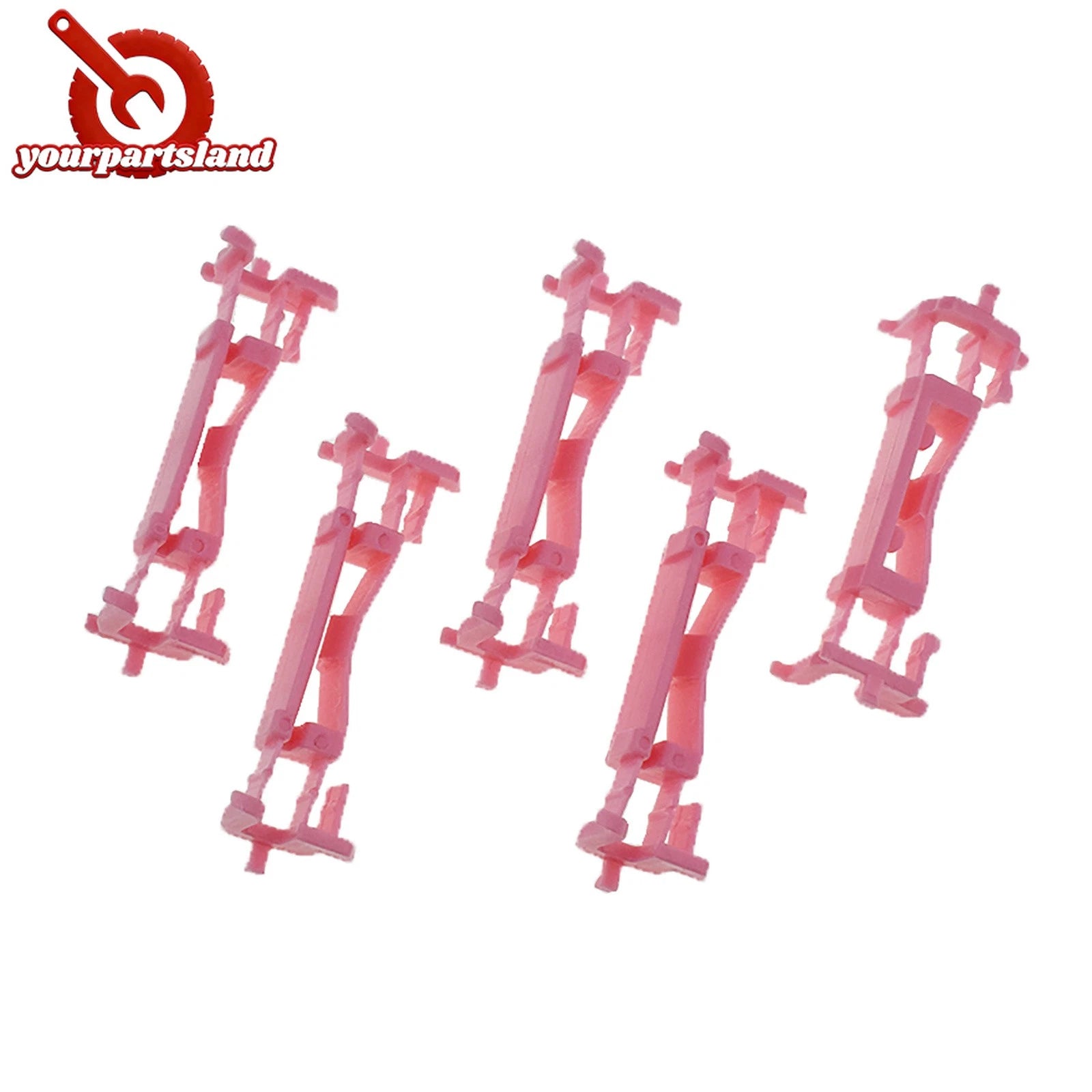 5PCS Roof Molding Clips Pink 7403A143 For Mitsubishi Lancer 2.0L 2.4L 2008-2017 6B93BC-57