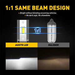 AUXITO 9005 HB3 LED Headlight Bulbs Kit High Beam 20000LM Super Bright White EOA AUXITO