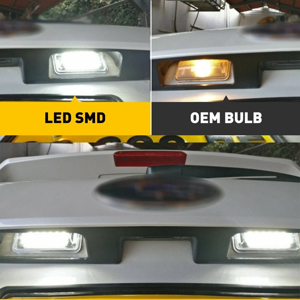 LED License Tag Plate Light 6000K White Lamp For 2013-2020 Subaru Forester BRZ A 6B93BC-57