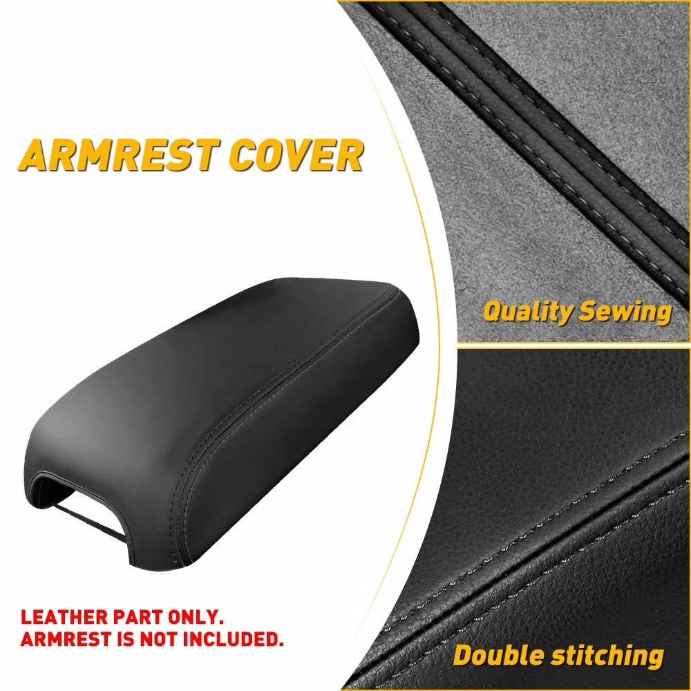 Fits 2013-2018 Toyota Avalon Leather Console Center Armrest Lid Cover Black EOA 6B93BC-57