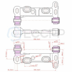 1Pc   Front Lower Left Control Arm For Chevrolet Trailblazer GMC Envoy 6B93BC-57