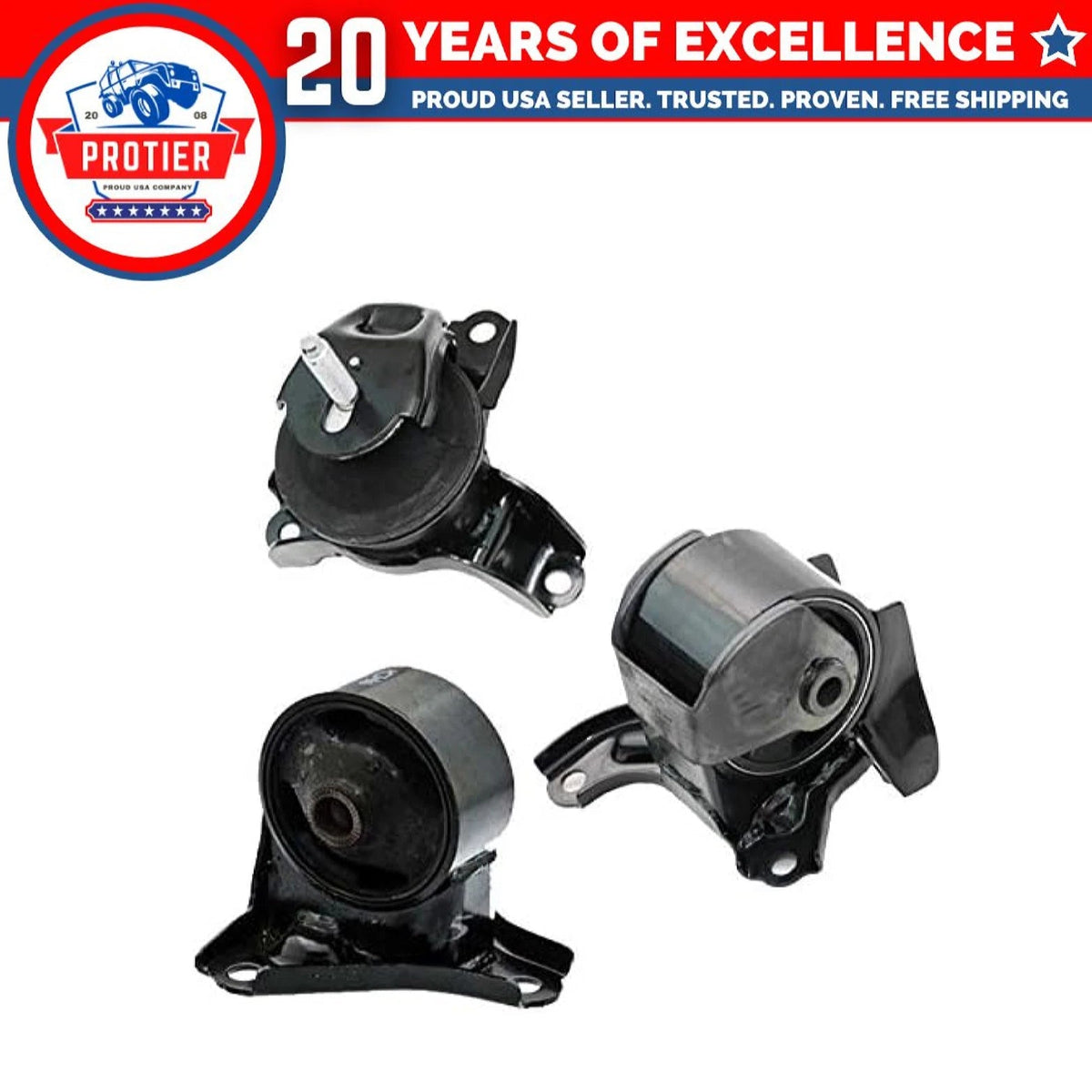 Fits 2005-2010 Hyundai Tucson/Kia Sportage 2.7L Frt Frt Rt Motor & Trans Mount 6B93BC-57