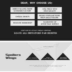 For 2012-2017 JETTA MK6 Sedan BLACK REAR TRUNK High Speeds SPOILER Lip Wing L041 6B93BC-57