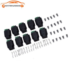10PCS 2 Pin Temperature Sensor Electrical Connector For BMW 3/ 5/ 7 X Series 6B93BC-57