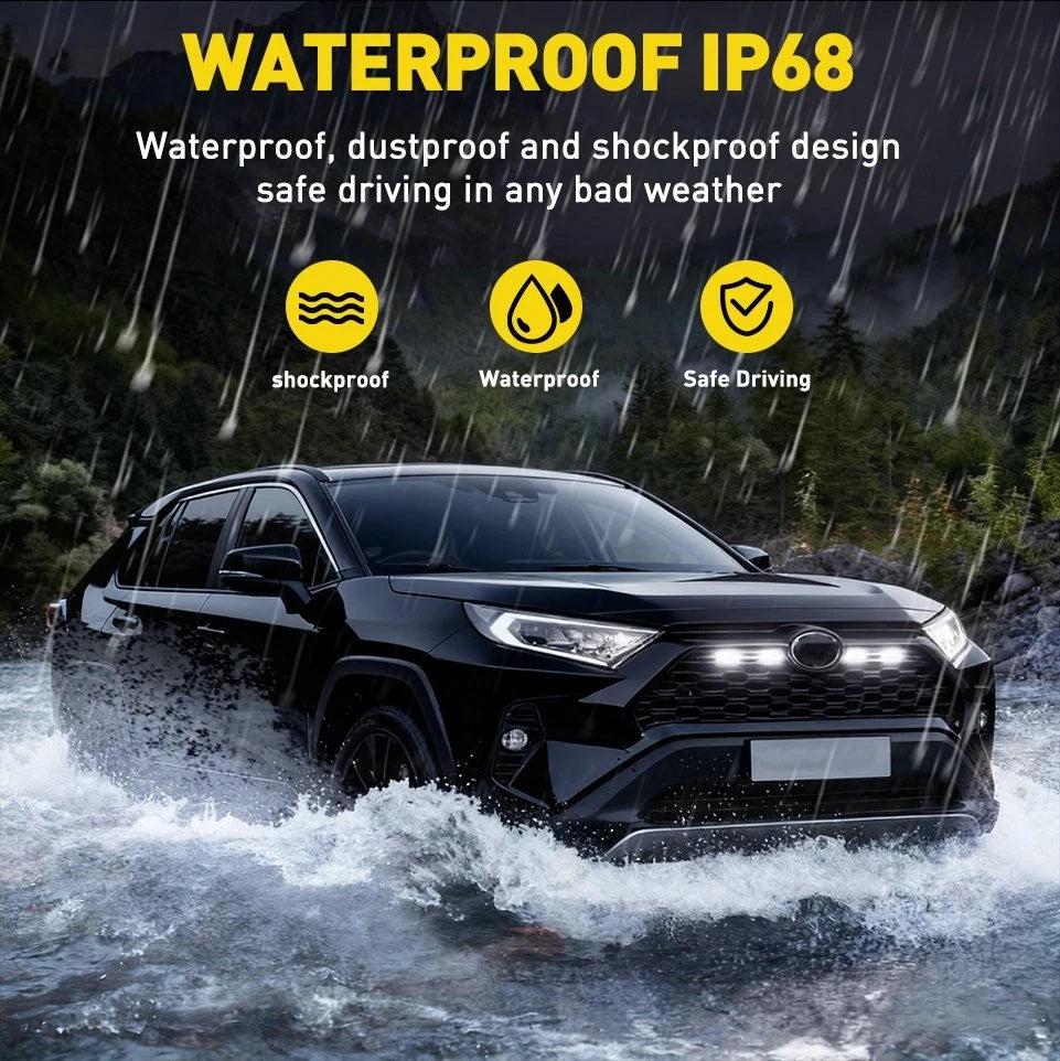 Front Bumper Grille Fog Light Lamp For Toyota RAV4 19-24 LE SE XLE XSE Limited A 6B93BC-57
