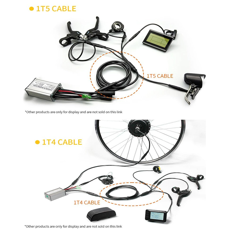 Electric Bike 1T2/1T4/1T5 Julet E-bike Waterproof Cable Controller Light Cable 6B93BC-57