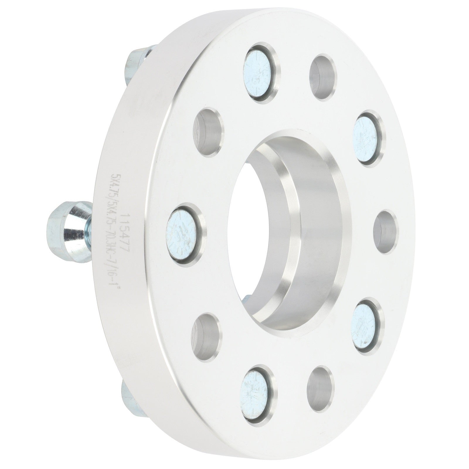 4P 1" 5x4.75 Hub Centric Wheel Spacers 7/16"x20 For Chevy Corvette Impala Malibu 6B93BC-57