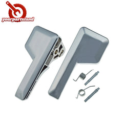 2X Interior Inner Door Handle LH RH For 07-14 Ford Edge 07-15 Lincoln MKX Chrome 6B93BC-57