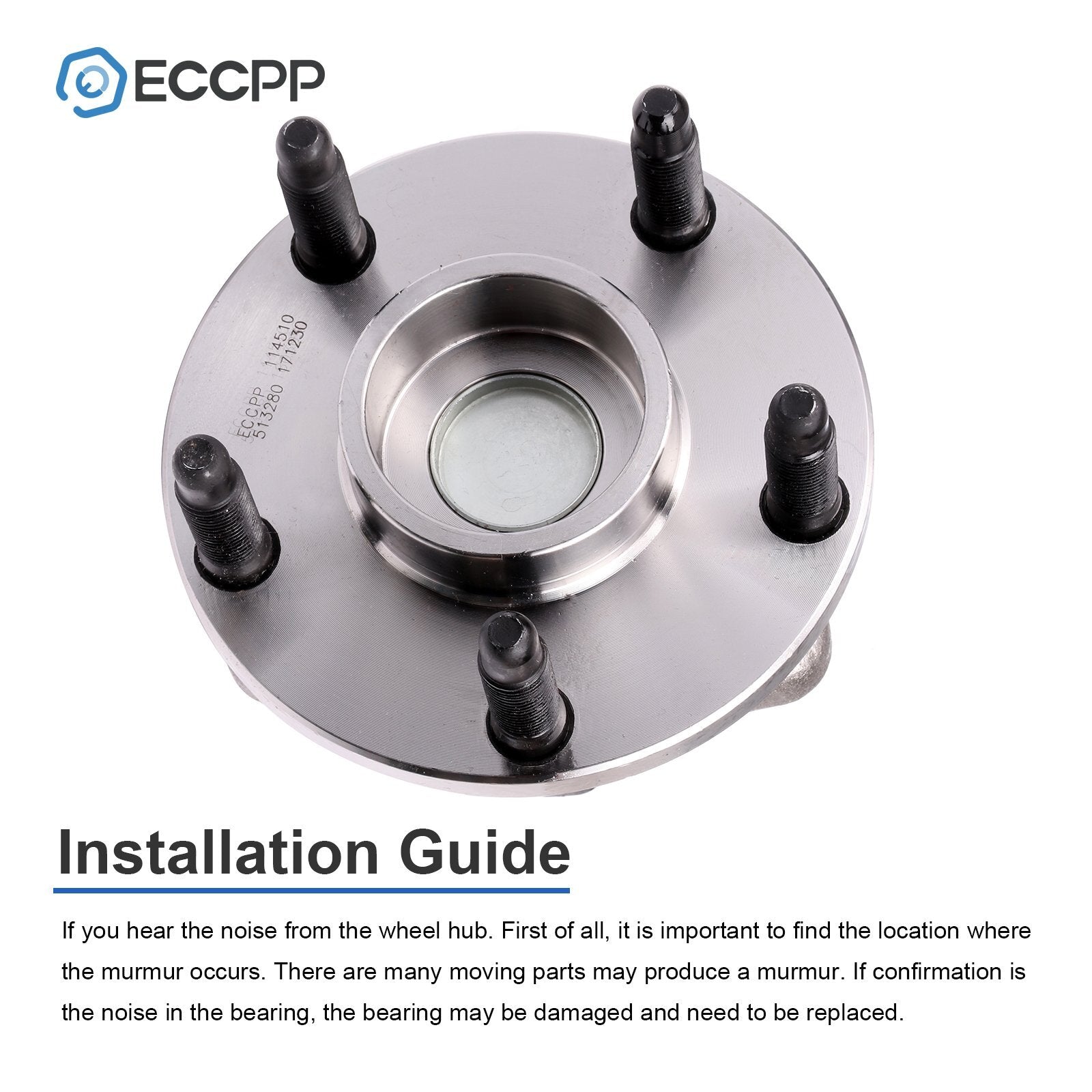 1Pc Wheel Hub Bearing Front For 2011-2013 Chevrolet Caprice 2008 2009 Pontiac G8 6B93BC-57