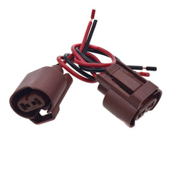Two Fog Light Socket Connector Harness Female Lamp Bulb Wire Pigtail U 9006 HB4 6B93BC-57