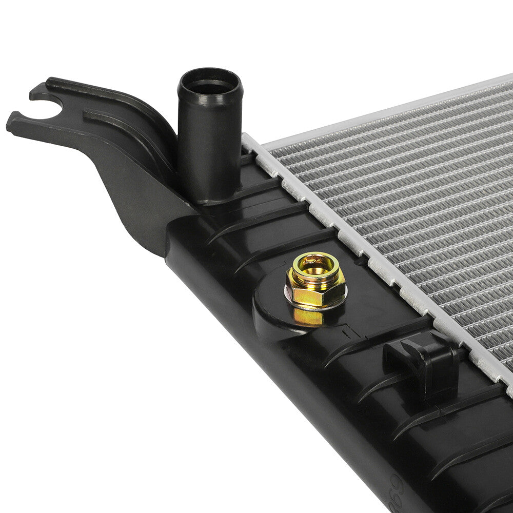 Aluminum Radiator & Condenser Cooling Kit For 2011 2013-2014 GMC Sierra 3500 HD 6B93BC-57