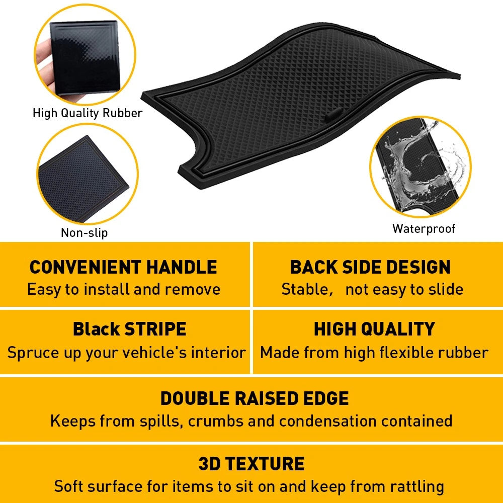 Interior Liner Pads For Toyota Tacoma 2016-2022 Cup, Console,Door Pocket Inserts 6B93BC-57