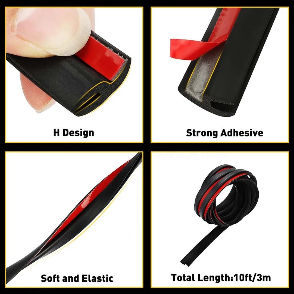 For Honda Models Car Windshield Weather Seal Rubber Trim Molding Cover 10 Feet A 6B93BC-57